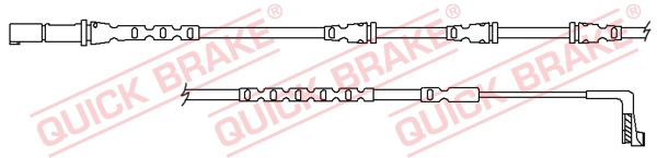 Czujnik zużycia klocka